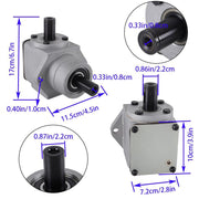 DURAFORCE 390024 Mower Deck Gearbox Fit For Grasshopper Right Angle CCW Front Mount Mower
