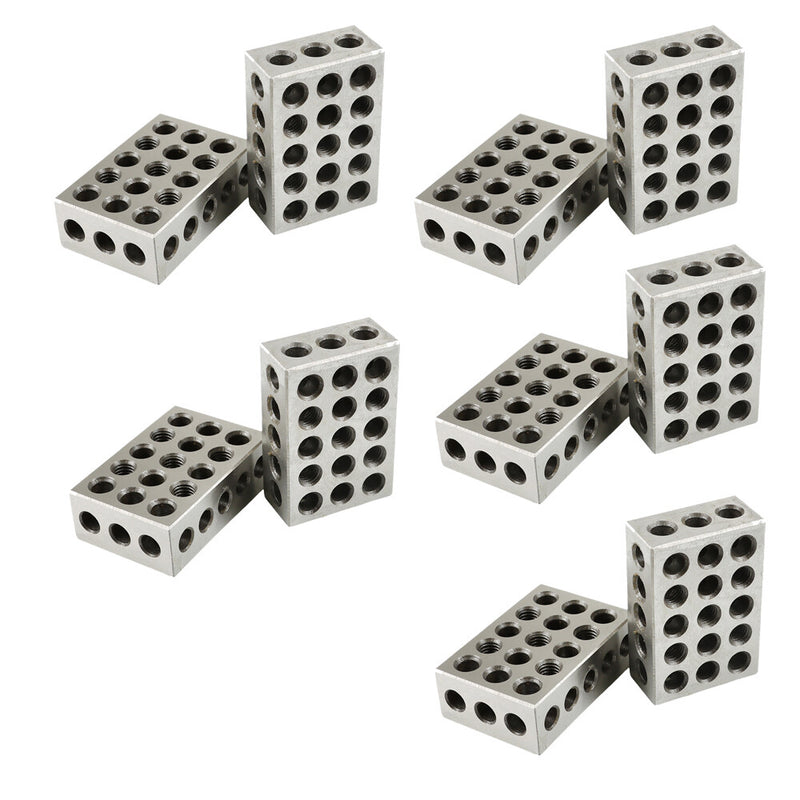 DURAFORCE 1-2-3 blocks 23 holes .0002" MACHINIST 123 10 MATCHED PAIRS ULTRA PRECISION
