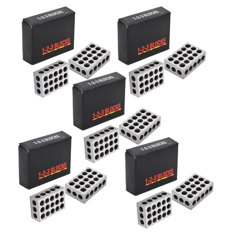 DURAFORCE 1-2-3 blocks 23 holes .0002" MACHINIST 123 10 MATCHED PAIRS ULTRA PRECISION