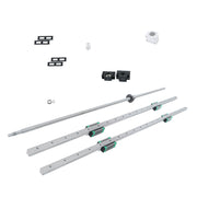 DURAFORCE HGR20 1200mm Linear Rail & SFU1605 Ball Screw Kit, 2 Rails + BF12 BK12