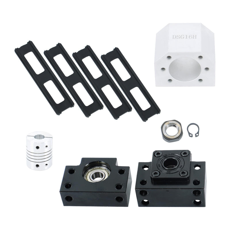 DURAFORCE HGR20 1200mm Linear Rail & SFU1605 Ball Screw Kit, 2 Rails + BF12 BK12