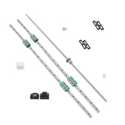 DURAFORCE HGR20 1200mm Linear Rail & SFU1605 Ball Screw Kit, 2 Rails + BF12 BK12