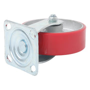 DURAFORCE 4 Pack Heavy Duty Swivel Caster Wheels 6" × 2" Polyurethane 4800Lbs Industrial