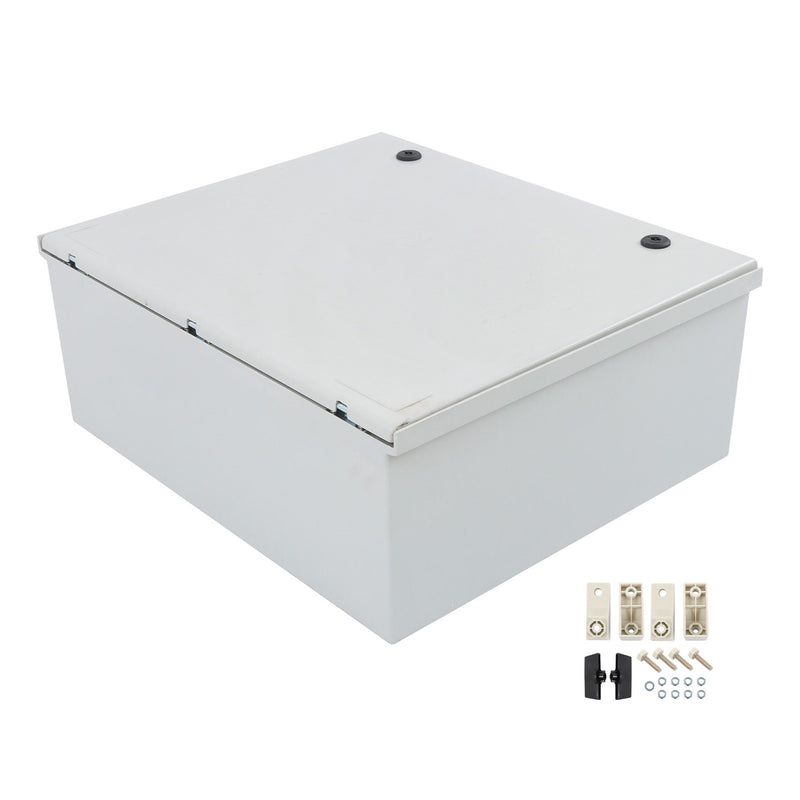 DURAFORCE Fiberglass Steel 24x20x9" Electrical NEMA 4X Enclosure IP65 Waterproof