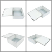 DURAFORCE Fiberglass Steel 24x20x9" Electrical NEMA 4X Enclosure IP65 Waterproof