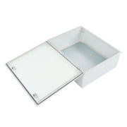 DURAFORCE Fiberglass Steel 24x20x9" Electrical NEMA 4X Enclosure IP65 Waterproof
