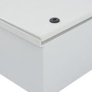 DURAFORCE Fiberglass Steel 24x20x9" Electrical NEMA 4X Enclosure IP65 Waterproof
