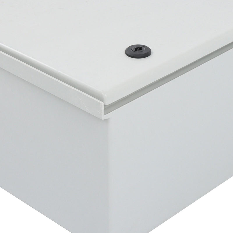 DURAFORCE Fiberglass Steel 24x20x9" Electrical NEMA 4X Enclosure IP65 Waterproof