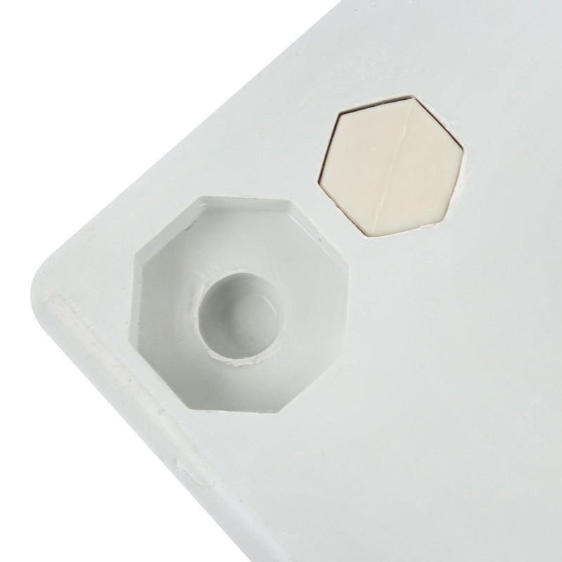 DURAFORCE Fiberglass Steel 24x20x9" Electrical NEMA 4X Enclosure IP65 Waterproof