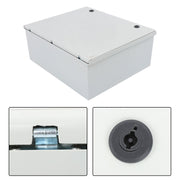 DURAFORCE Fiberglass Steel 24x20x9" Electrical NEMA 4X Enclosure IP65 Waterproof