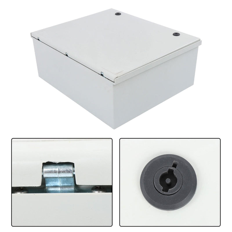 DURAFORCE Fiberglass Steel 24x20x9" Electrical NEMA 4X Enclosure IP65 Waterproof