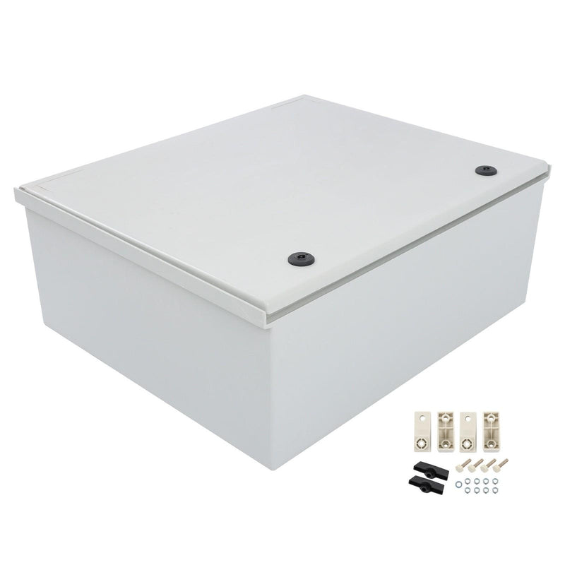 DURAFORCE Fiberglass Steel 24x20x9" Electrical NEMA 4X Enclosure IP65 Waterproof