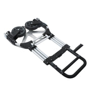 DURAFORCE 500 LB Aluminum Folding Hand Truck with Telescoping Handle & Elastic Ropes