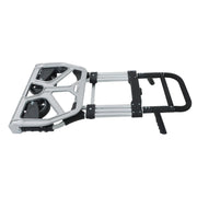 DURAFORCE 500 LB Aluminum Folding Hand Truck with Telescoping Handle & Elastic Ropes