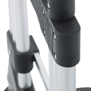 DURAFORCE 500 LB Aluminum Folding Hand Truck with Telescoping Handle & Elastic Ropes