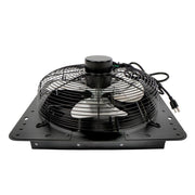 DURAFORCE 14 Inch Shutter Exhaust Fan W/ Speed Controller High Speed Wall Mounted 1550 CFM