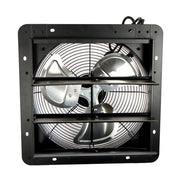 DURAFORCE 14 Inch Shutter Exhaust Fan W/ Speed Controller High Speed Wall Mounted 1550 CFM