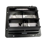 DURAFORCE 14 Inch Shutter Exhaust Fan W/ Speed Controller High Speed Wall Mounted 1550 CFM