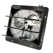 DURAFORCE 14 Inch Shutter Exhaust Fan W/ Speed Controller High Speed Wall Mounted 1550 CFM