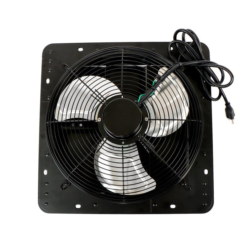 DURAFORCE 14 Inch Shutter Exhaust Fan W/ Speed Controller High Speed Wall Mounted 1550 CFM