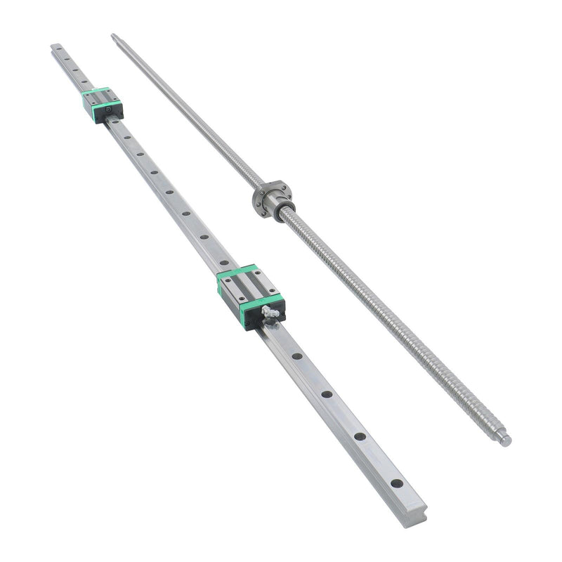 DURAFORCE HGR20 1200mm Linear Rail & SFU1605 Ball Screw Kit 2 Rails + BF12 BK12