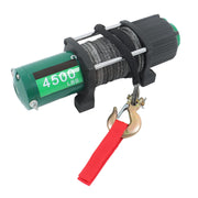 DURAFORCE 4500lbs Synthetic Rope Electric Winch Waterproof IP67 with 82ft Wireless Remote