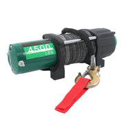 DURAFORCE 4500lbs Synthetic Rope Electric Winch Waterproof IP67 with 82ft Wireless Remote