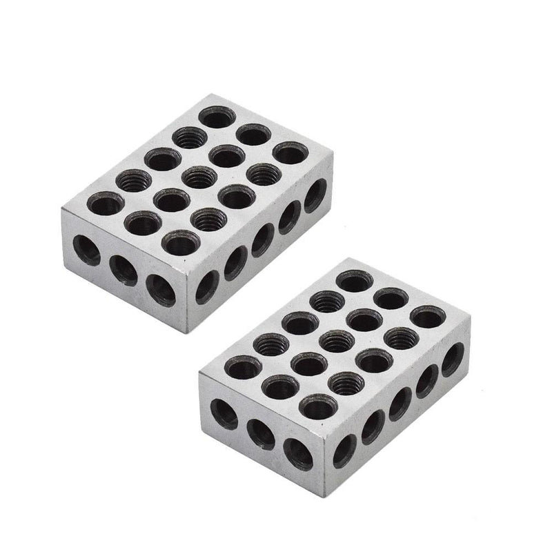 DURAFORCE 10 Matched Pair High Quality 1-2-3 Blocks .0001" Machinist 123 Jig 23 Holes