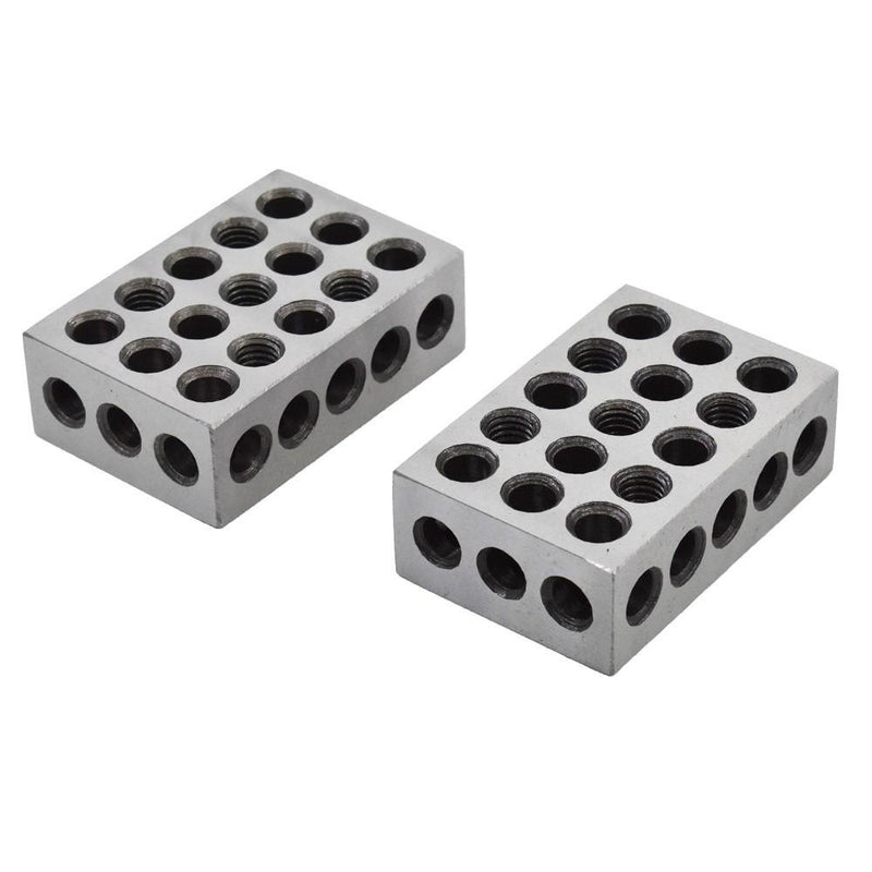 DURAFORCE 10 Matched Pair High Quality 1-2-3 Blocks .0001" Machinist 123 Jig 23 Holes