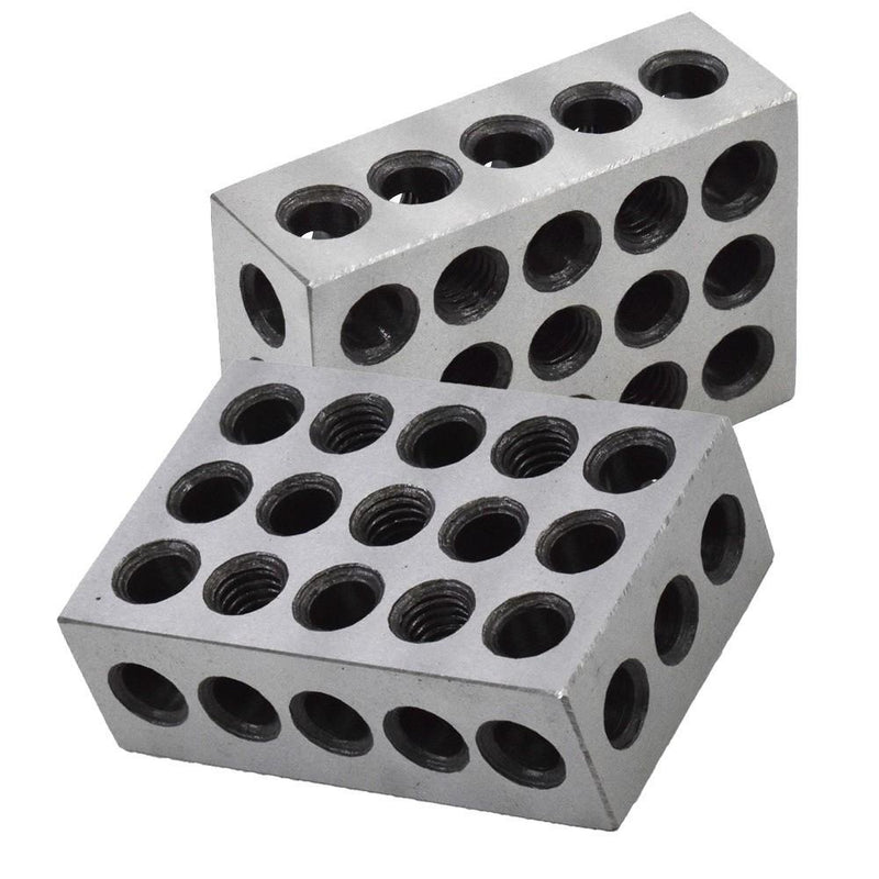 DURAFORCE 10 Matched Pair High Quality 1-2-3 Blocks .0001" Machinist 123 Jig 23 Holes