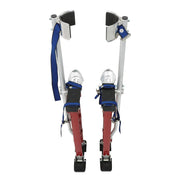 DURAFORCE 24-40 Inch Red Specialty Aluminum Drywall Stilts For Taping Painting Painter