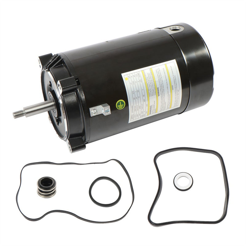 DURAFORCE UST1072 Round Flange Pool Pump Motor 3/4HP 115/230V Swimming Pool Pump Motor