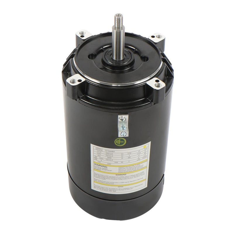 DURAFORCE UST1072 Round Flange Pool Pump Motor 3/4HP 115/230V Swimming Pool Pump Motor