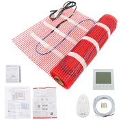 DURAFORCE 30 Sqft 120V Floor Heating Mat Kit Electric Radiant Floor Heating System