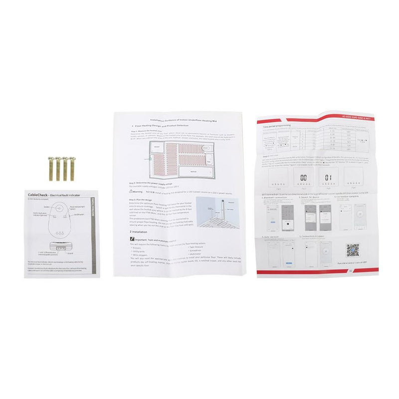 DURAFORCE 30 Sqft 120V Floor Heating Mat Kit Electric Radiant Floor Heating System