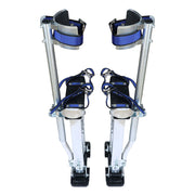 DURAFORCE 18-30 Inch Silver Aluminum Stilts Suitable for Painter Walking Tools