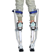 DURAFORCE 18-30 Inch Silver Aluminum Stilts Suitable for Painter Walking Tools