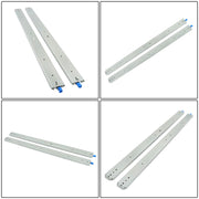 DURAFORCE Heavy Duty 48 Inch Full Extension Drawer Glides 500lb Ball Bearing Slide Rails