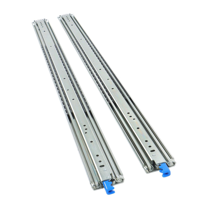 DURAFORCE Heavy Duty 48 Inch Full Extension Drawer Glides 500lb Ball Bearing Slide Rails