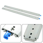 DURAFORCE Heavy Duty 48 Inch Full Extension Drawer Glides 500lb Ball Bearing Slide Rails