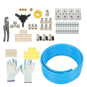 DURAFORCE Garage Air System 1/2"x100ft - Aluminum Piping, Leak-Proof, Easy Fit
