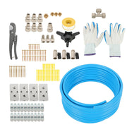 DURAFORCE Garage Air System 1/2"x100ft - Aluminum Piping, Leak-Proof, Easy Fit