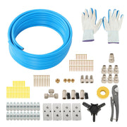 DURAFORCE Garage Air System 1/2"x100ft - Aluminum Piping, Leak-Proof, Easy Fit