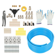DURAFORCE Garage Air System 1/2"x100ft - Aluminum Piping, Leak-Proof, Easy Fit