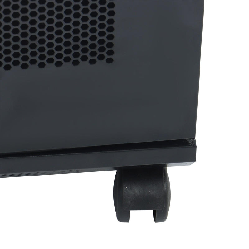 DURAFORCE 12U Wall Mount Rack Enclosure, 15.5" Deep, Secure Locking Door