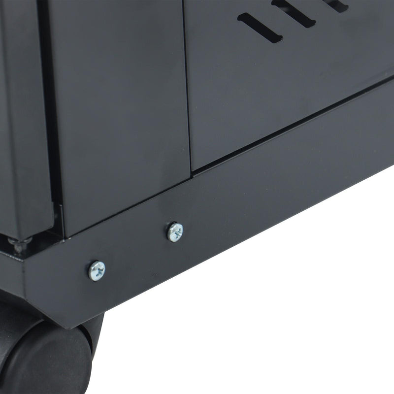 DURAFORCE 12U Wall Mount Rack Enclosure, 15.5" Deep, Secure Locking Door