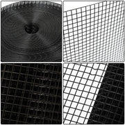 DURAFORCE Black Chicken Rabbit Mesh 48'' x 100' 1/2 inch Hardware Cloth Electric Welding