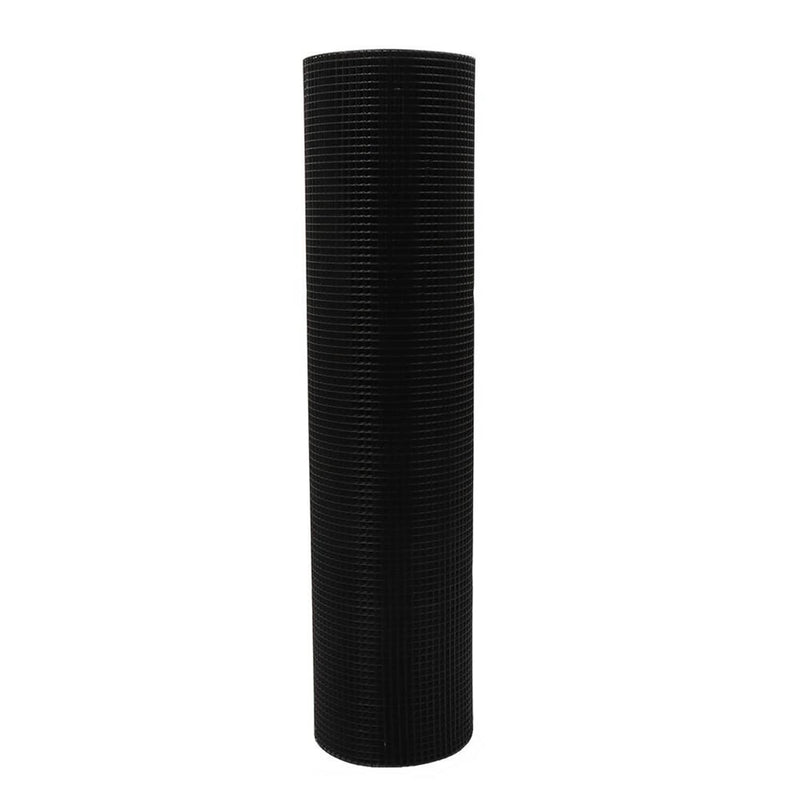 DURAFORCE Black Chicken Rabbit Mesh 48'' x 100' 1/2 inch Hardware Cloth Electric Welding