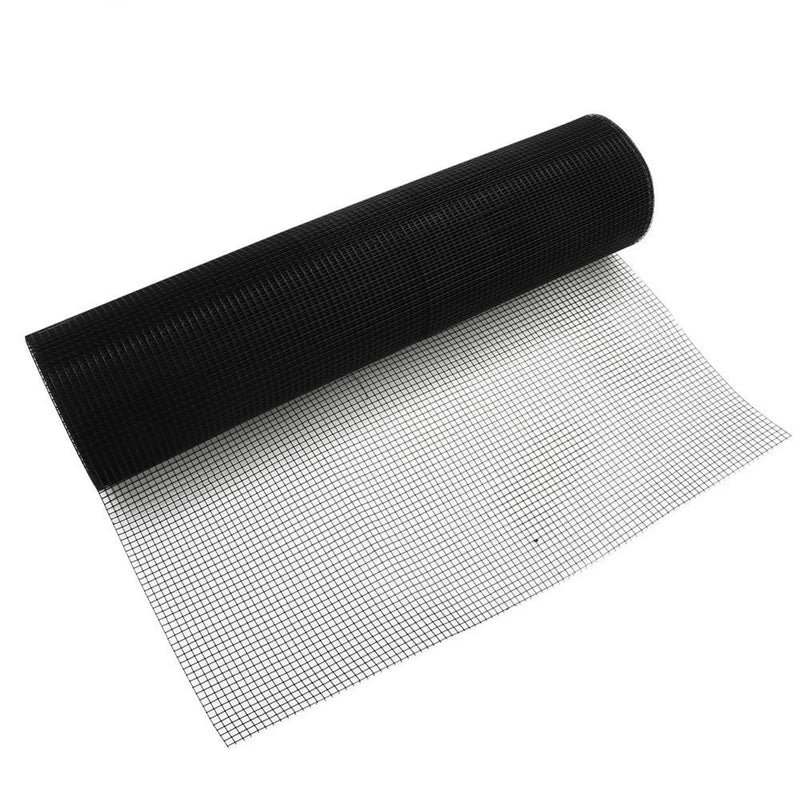 DURAFORCE Black Chicken Rabbit Mesh 48'' x 100' 1/2 inch Hardware Cloth Electric Welding