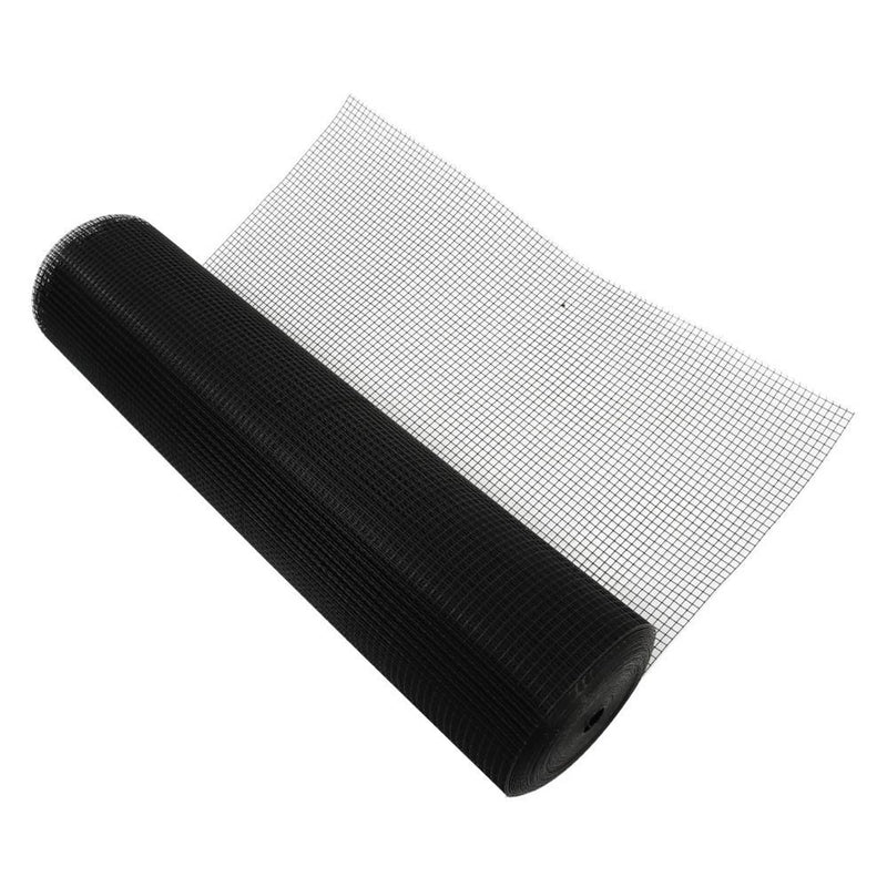 DURAFORCE Black Chicken Rabbit Mesh 48'' x 100' 1/2 inch Hardware Cloth Electric Welding